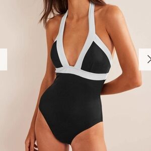 Boden Ithaca Halter Swimsuit Size 12 US One Piece